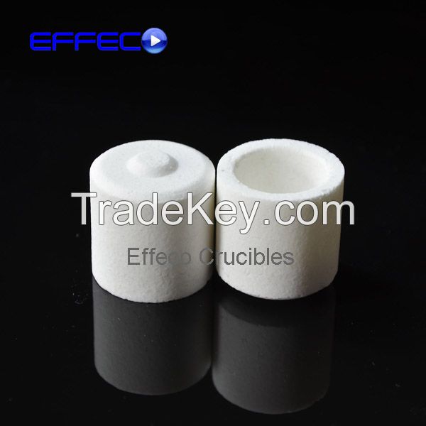 Ceramic crucible for carbon sulfur analysis leco 528-018 eltra 90148 90149