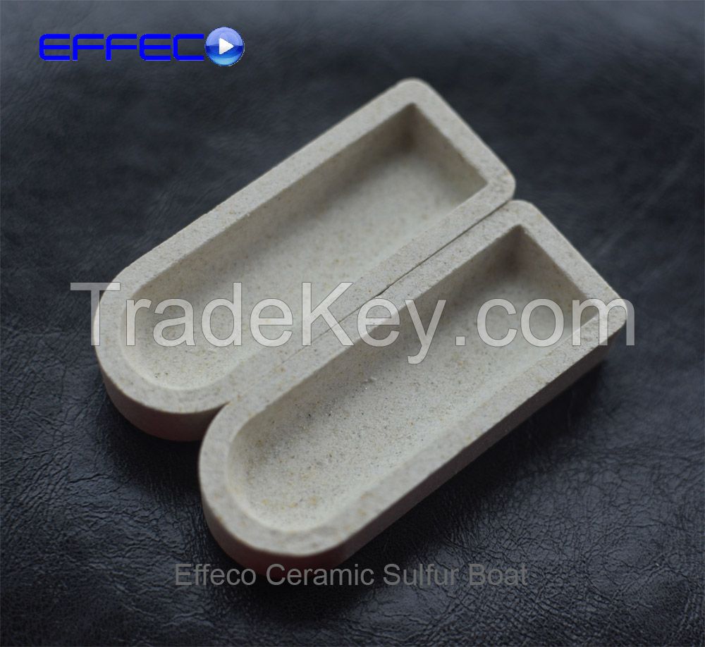 Ceramic boat for sulfur analysis leco 529-204 eltra 90153