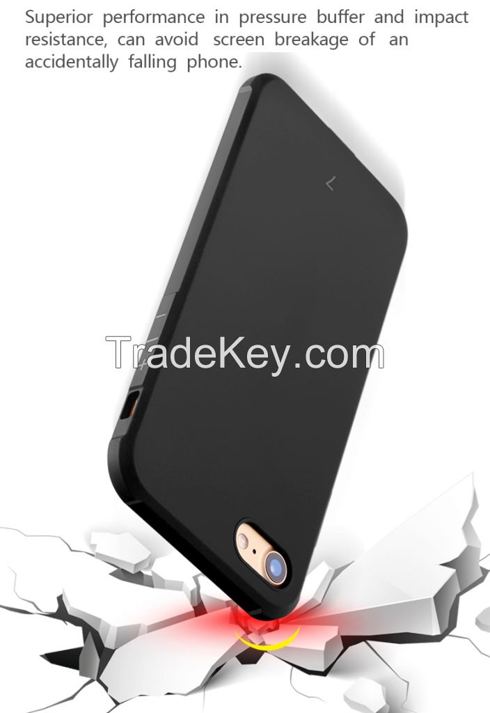 TPU phone case for iPhone 7/ 7 Plus with 360 degree full protection patent design OEM/ODM welcome