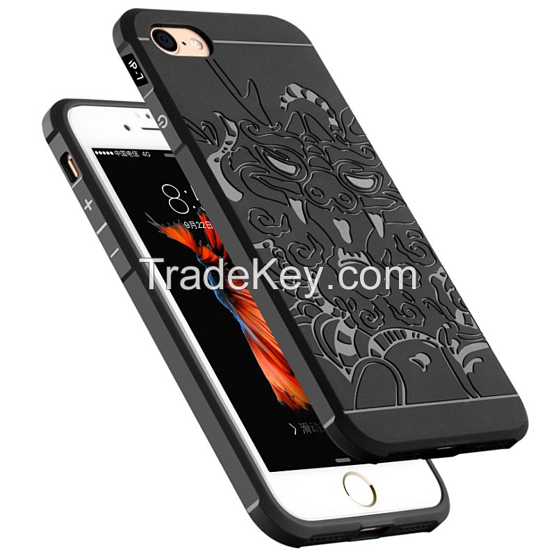 TPU phone case for iPhone 7/ 7 Plus with 360 degree full protection patent design OEM/ODM welcome