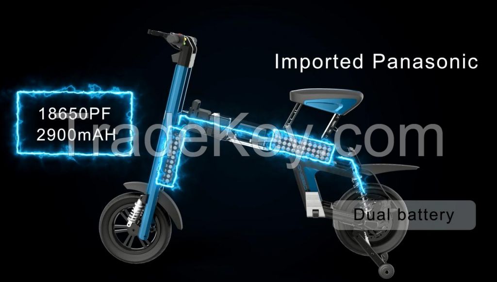 Fashion e-bicycle electric folding dirt bike for short distance