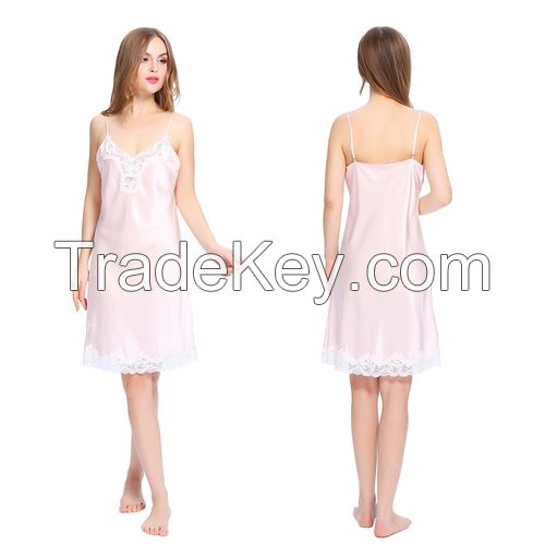 Silk Chemise With Gentle Gathered Chest