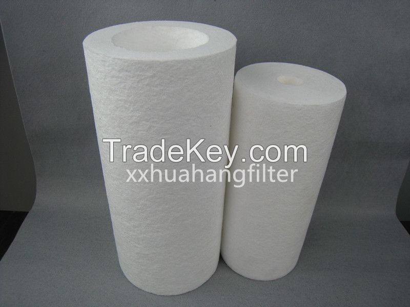 pp melt blown sediment water filter cartridge