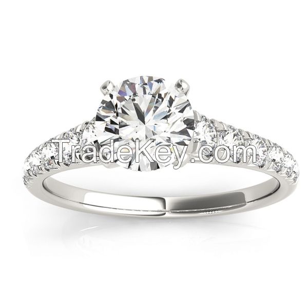 &Atilde;&Acirc;&cent;&Atilde;&macr;&Acirc;&iquest;&Acirc;&frac12;&Atilde;&macr;&Acirc;&iquest;&Acirc;&frac12;Transcendent Brilliance 14k White Gold Graduate 1 1/4 TDW Diamond Engagement Ring