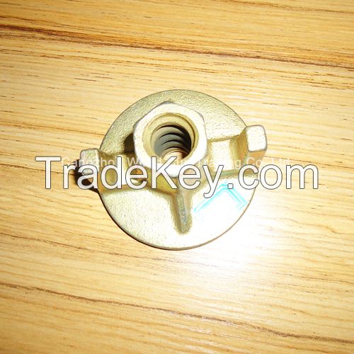 Formwork accessories wing nut tie nut round nut for 15mm/17mm