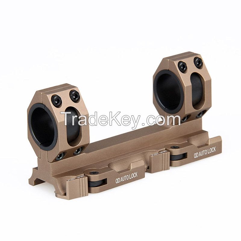 Quick released double ring scope mount hunting weaver rail rifle scope mount CL24-0134