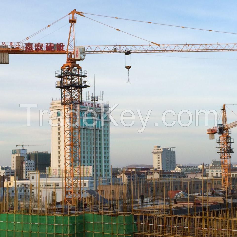 Hongda Tielishi Different Types of Hammerhead Tower Cranes QTZ