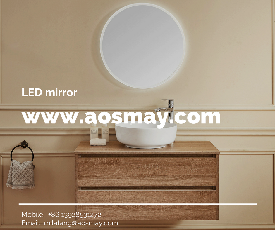 UL IP44 LED Lighted Illuminated Backlit Mirror in Bathroom