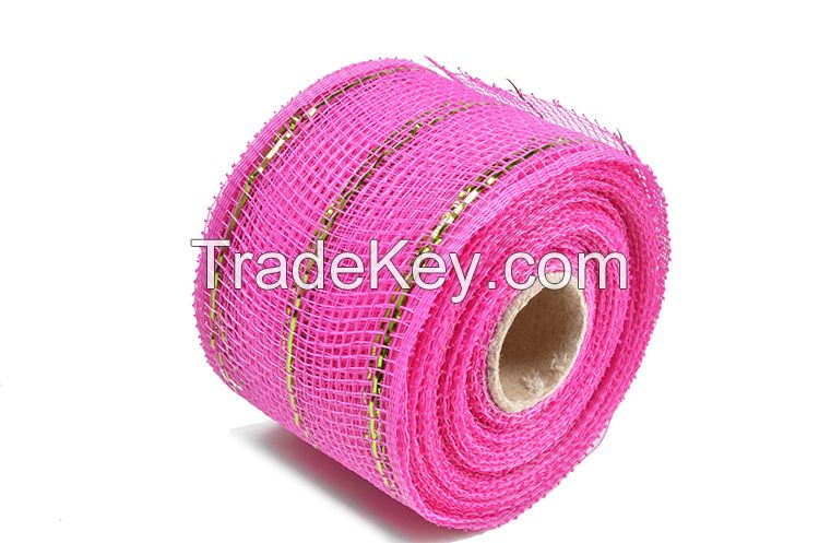 2.5"*10y dark pink apple green strip metal wire mesh for 20C04M32R2-5