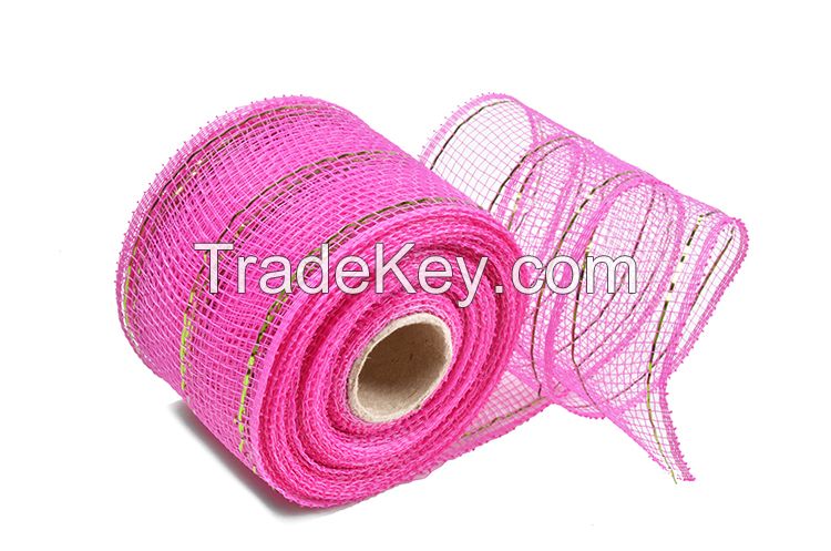 2.5"*10y dark pink apple green strip metal wire mesh for 20C04M32R2-5