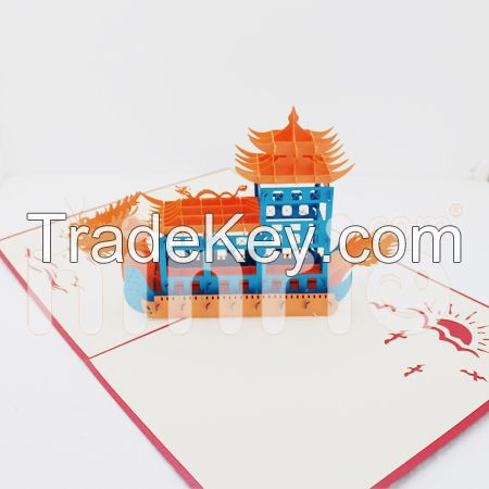 Dragon boat 3d pop-up card