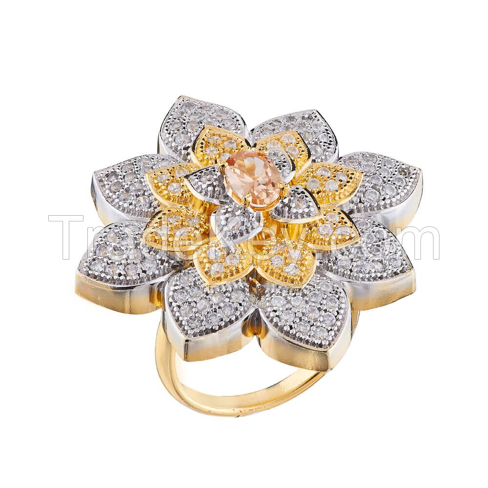  kundan &CZ rings