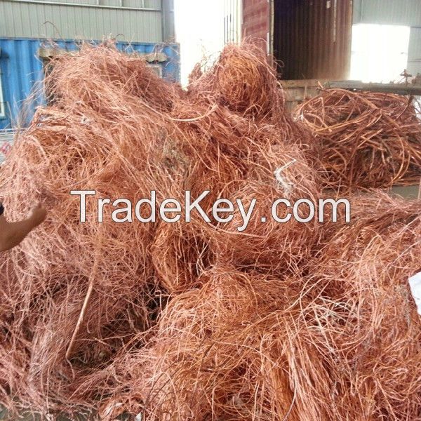 Copper Wire Scrap/copper Mill Berry 99.9% Red Copper Metal