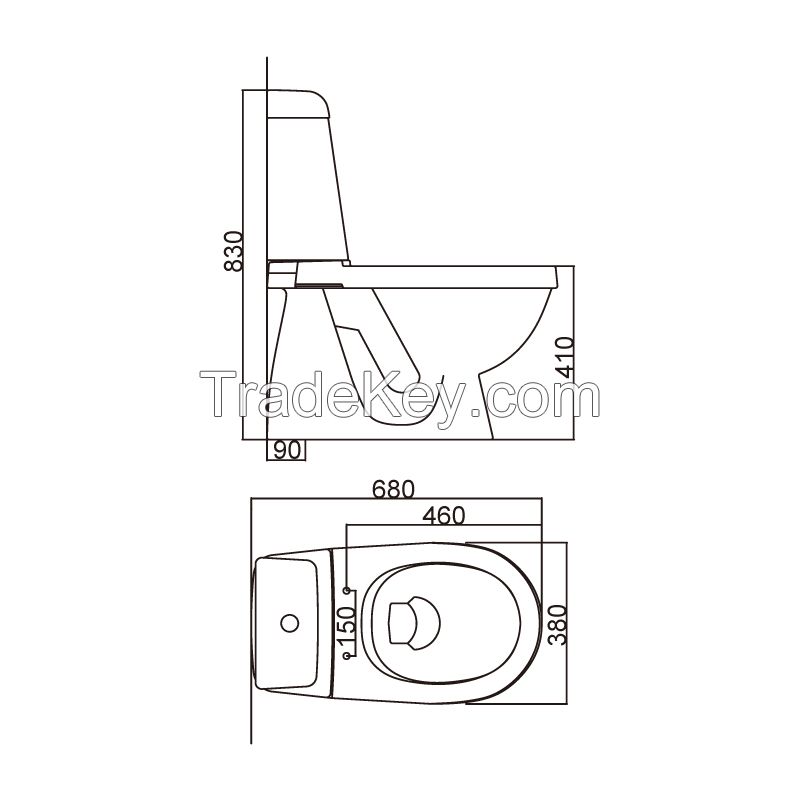 washdown closestool