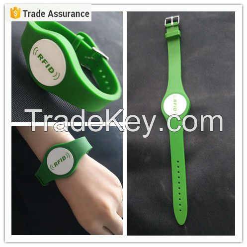 Micro waterproof RFID nfc wristband smart watch silicone bracelet rfid nfc wristband tag China Suppiler rfid tag nfc tag