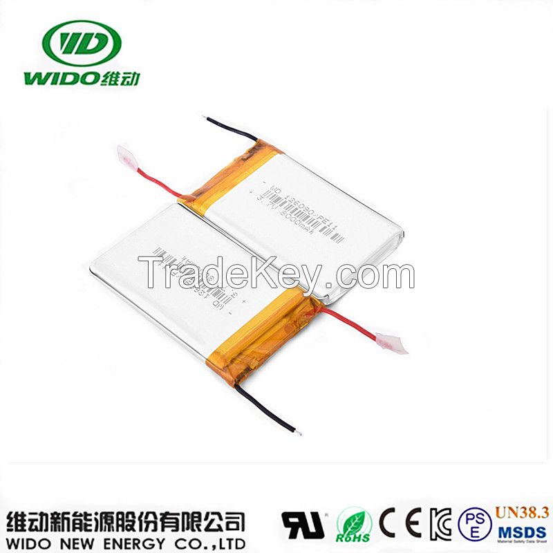 3.7v 8000mah 126090 lithium polymer battery tablet laptop mobile phone