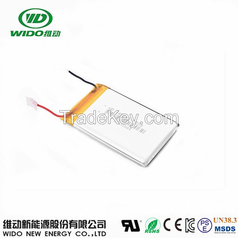 3.7v 5000mah 845590 lithium polymer battery