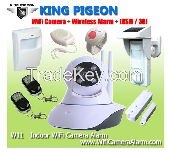 Wireless gsm wifi security  CCTV camera Indoor