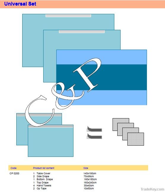 Sterile Disposable Universal Surgical Pack