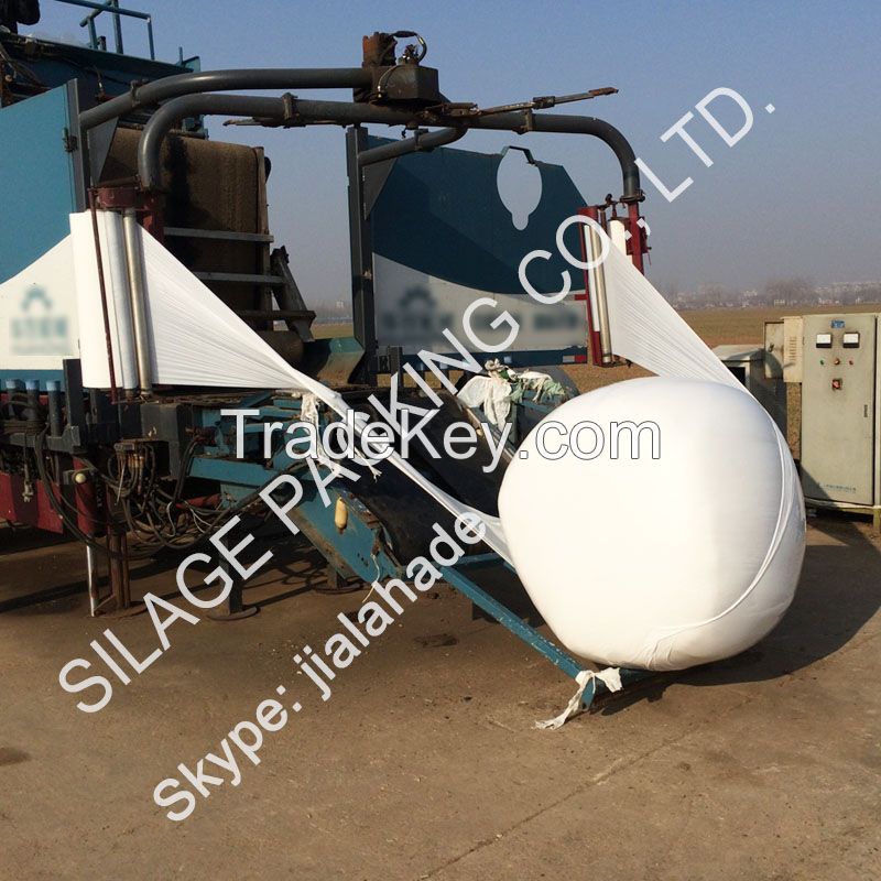 Black/Orange Silage Film,500mm25mic1800m, Recycle 100%LLDPE Film for Germany Farm Packing 