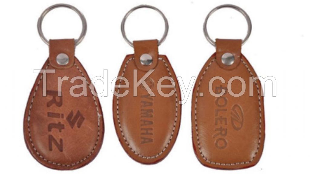 BT Leather Keychain