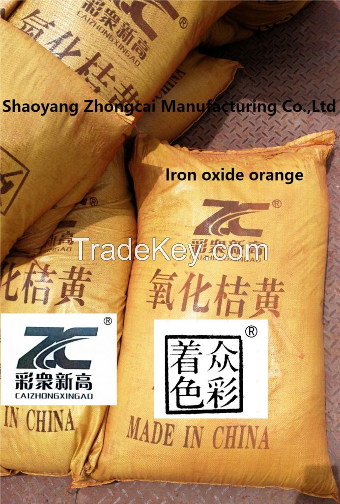 Iron oxide brown    Iron oxide orange    Iron oxide black   Iron oxide yellow   Iron oxide red