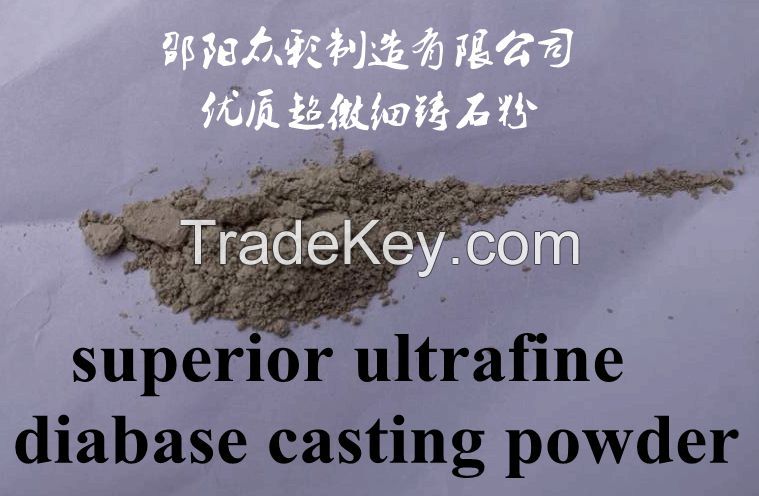 Diabase cast stone powder