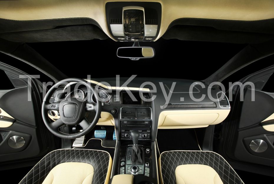 Luxury leather auto interior