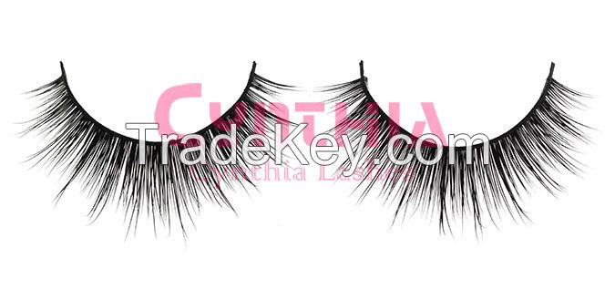 Wholesale High Quality Trade Exported 100% Mink Hair False Eyelashes