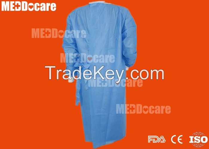 Hospital Medical Sterilized Disposable Scrubs Surgeon Surgical Gown