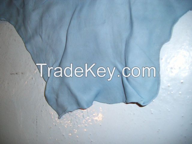 Wet blue cow and goat hides