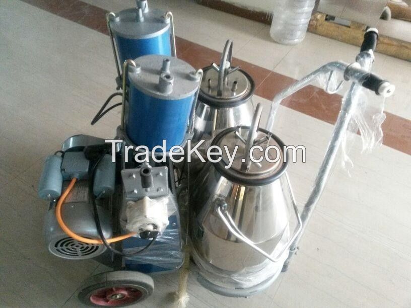 Portable Double and Single bucket milking machine for sale