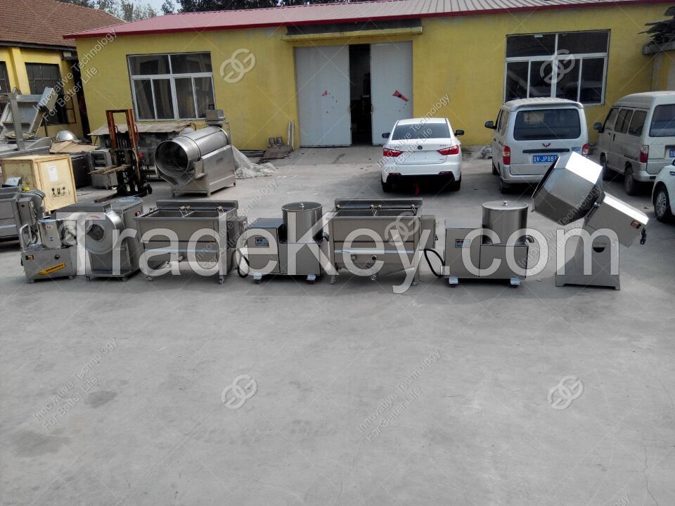 Semi-Automatic Potato Chips Production Line 70kgs/h