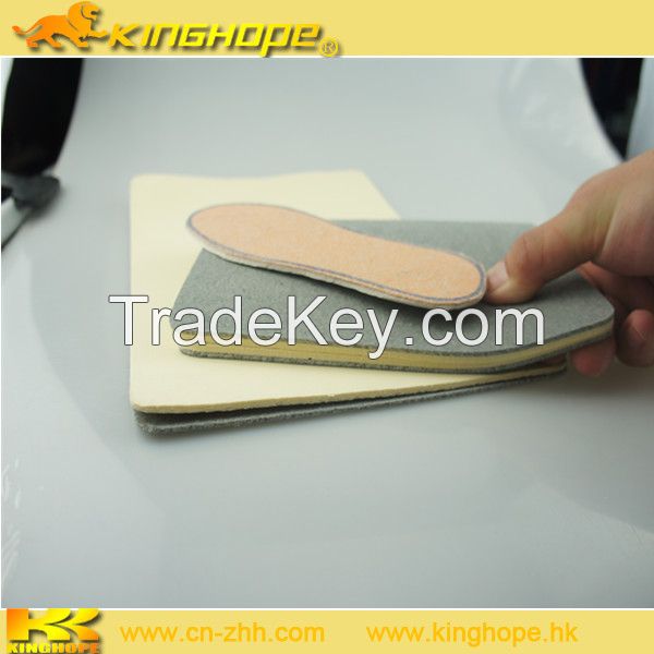 Cellulose fiber insole board with EVA sheet shoe accessories