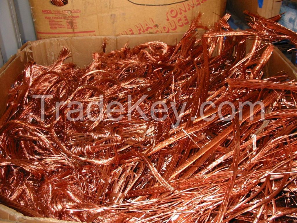 Copper Wire Scrap / Millberry Copper Scrap 99.99% for sale