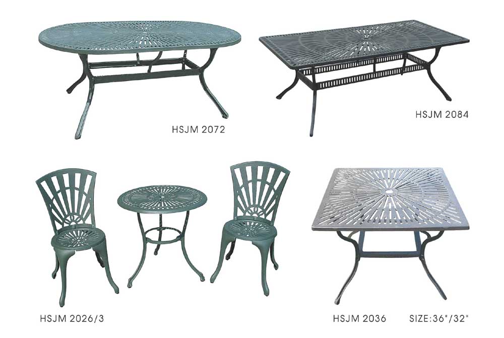 casting alumimum furniture