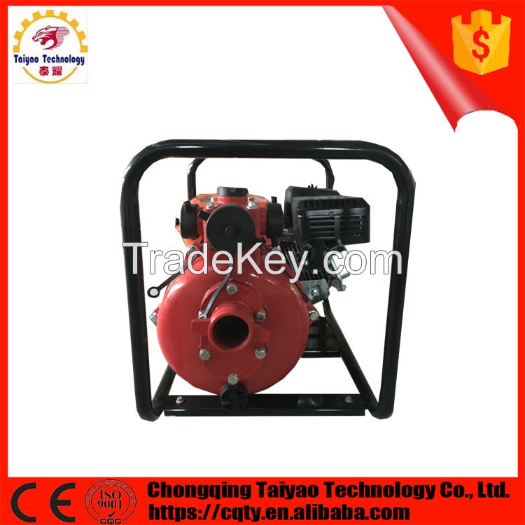 Portable 2.5 inch 6.5 hp centrifugal Iron gasoline water pump