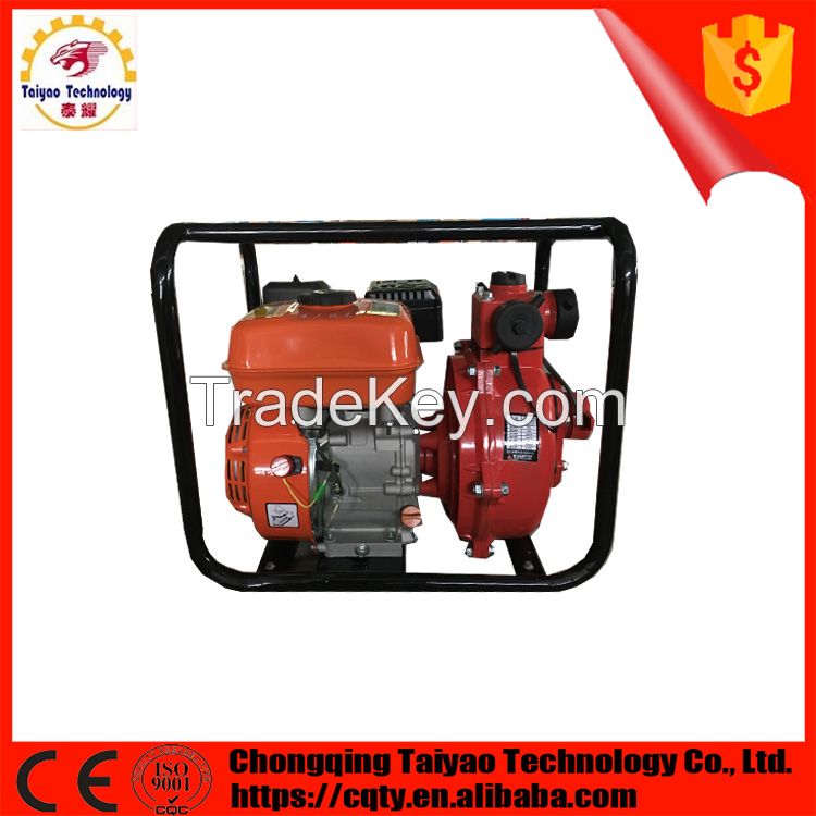 Portable 2.5 inch 6.5 hp centrifugal Iron gasoline water pump