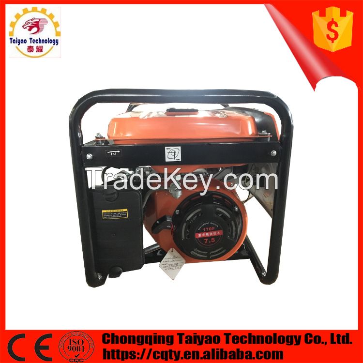 3 kw Ac single phrase electrical starting gasoline generator for home use