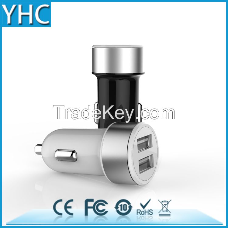 2017 universal smart usb car charger for mobile phone and tablet