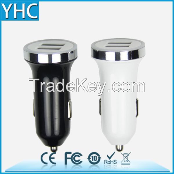 The promotional cheapest price oem service 2 port usb car charger for