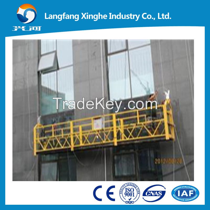 Aluminum zlp630 suspended platform 