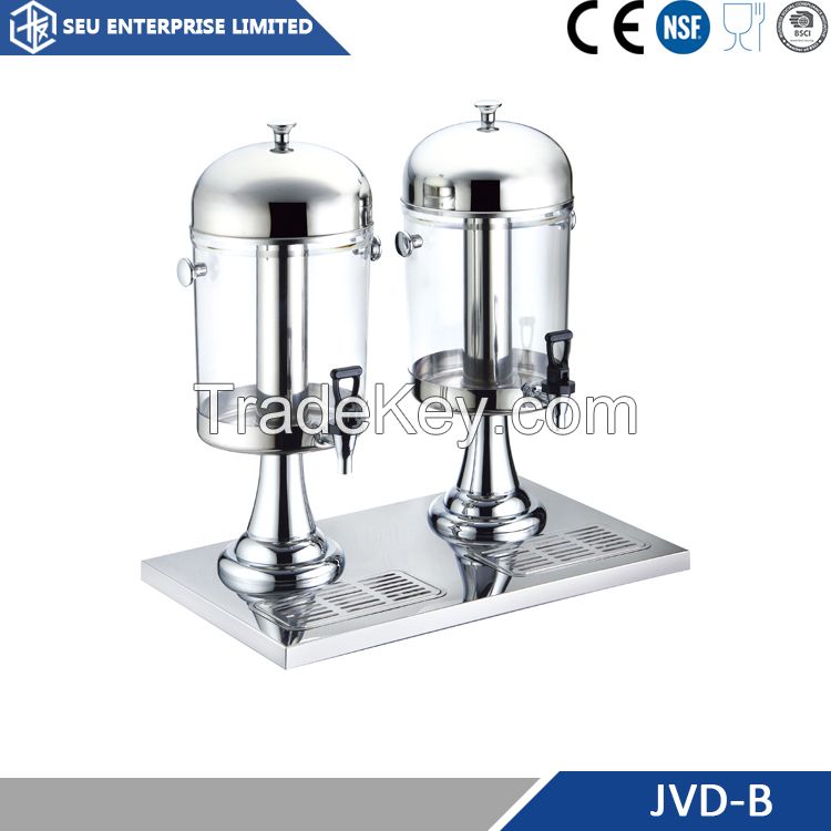 stainless steel frame pvc body cold fruit juice dispenser