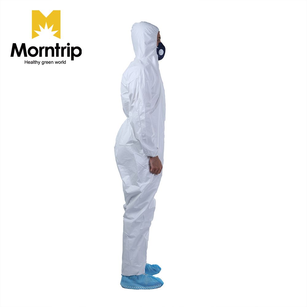 Safety Protective Clothing Food Industry Painting Type 5 6 Disposable Microporous Coverall