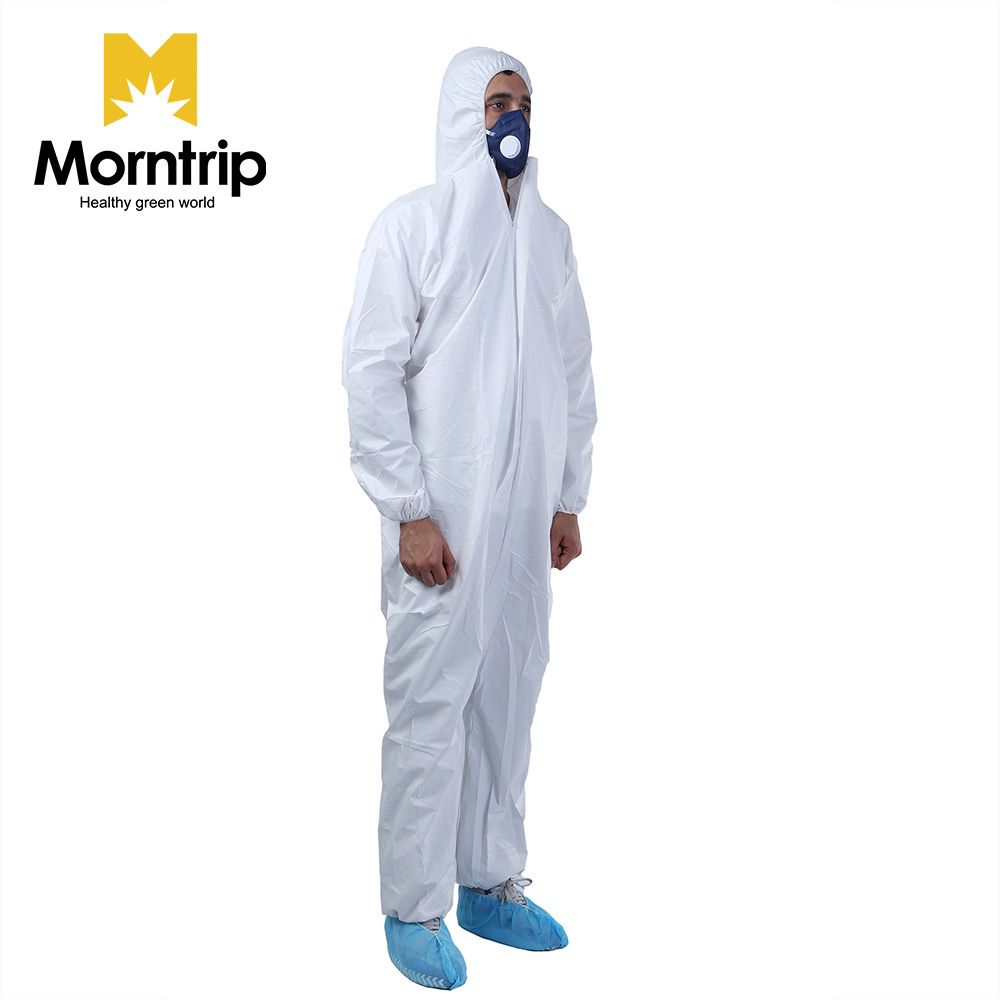 Safety Protective Clothing Food Industry Painting Type 5 6 Disposable Microporous Coverall