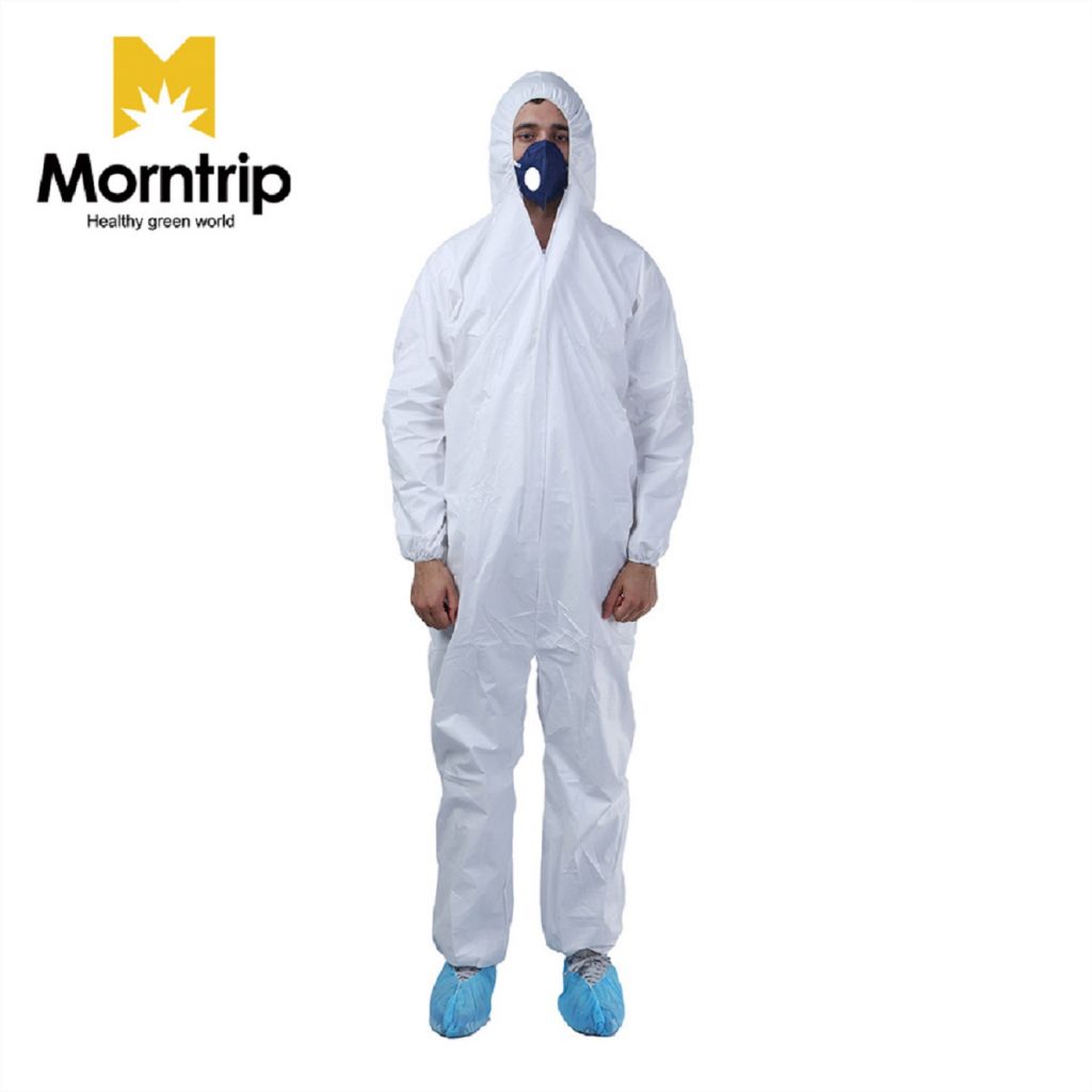 Safety Protective Clothing Food Industry Painting Type 5 6 Disposable Microporous Coverall