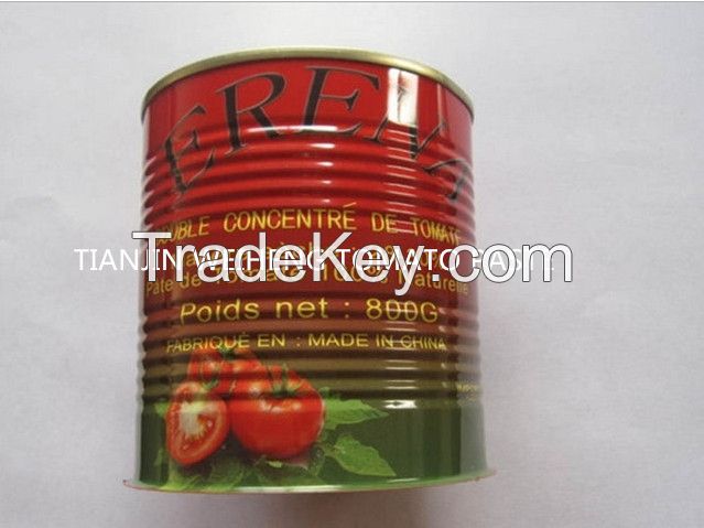 Canned tomato paste 800g