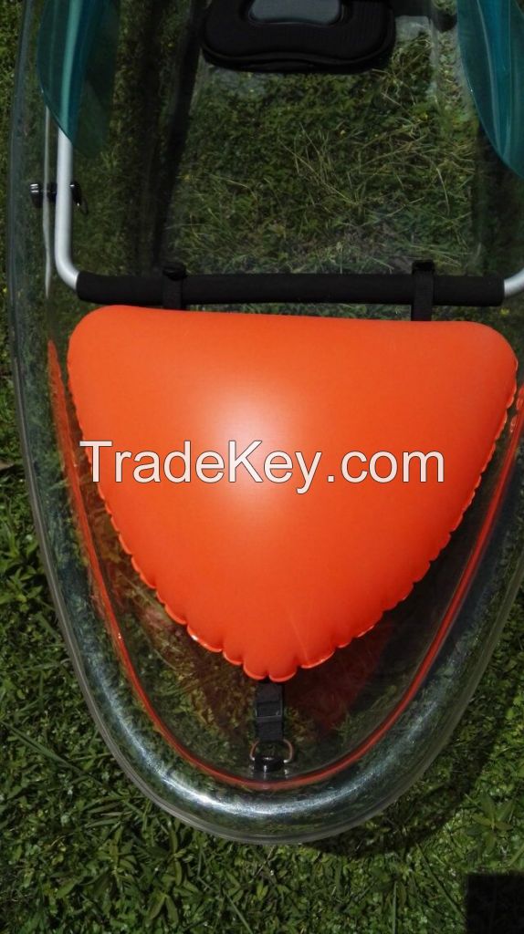 Fishing plastic clear canoe kayak