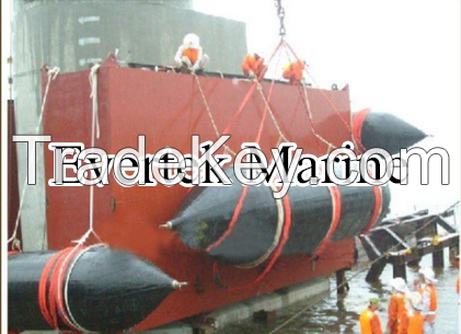 ship launching airbag, salvage airbag, boat airbag