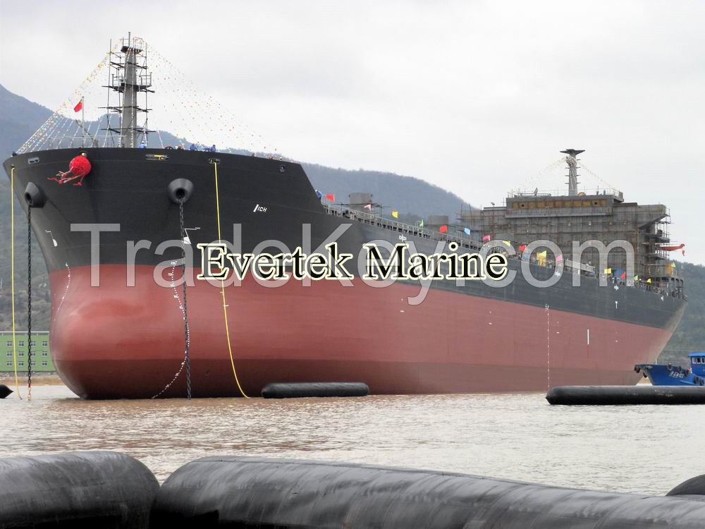 ship launching airbag, salvage airbag, boat airbag